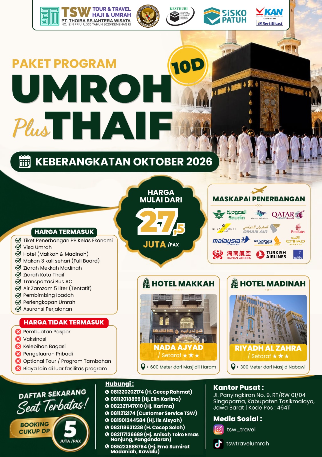 Umrah Plus Thaif